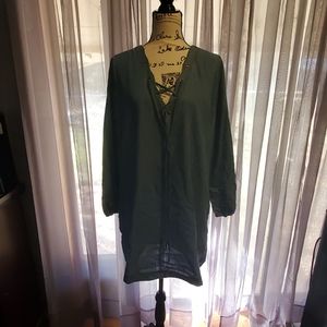 Blu Pepper Denium Tunic/ Shirt